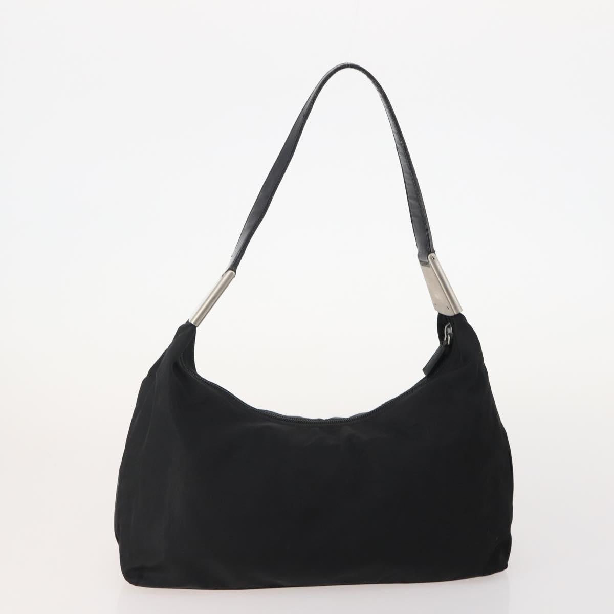 PRADA Shoulder Bag Nylon 2 Set Black Auth 181336