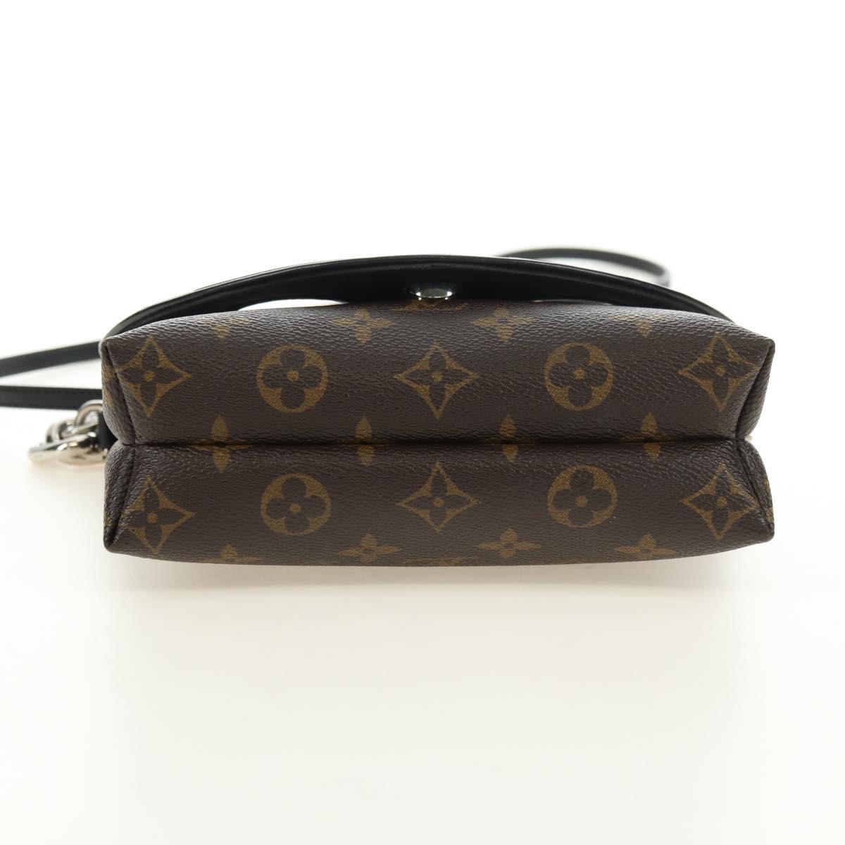 LOUIS VUITTON Monogram Pochette Kabuki Mask Shoulder Bag M43532 Auth 181369SAM