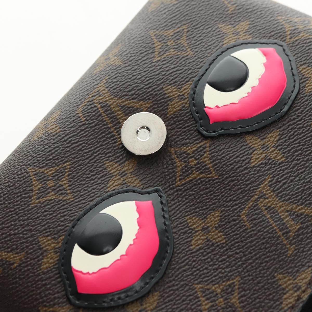 LOUIS VUITTON Monogram Pochette Kabuki Mask Shoulder Bag M43532 Auth 181369SAM