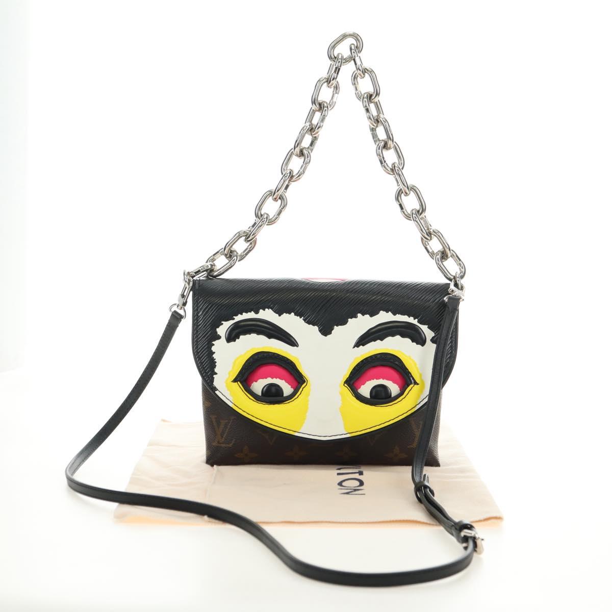 LOUIS VUITTON Monogram Pochette Kabuki Mask Shoulder Bag M43532 Auth 181369SAM