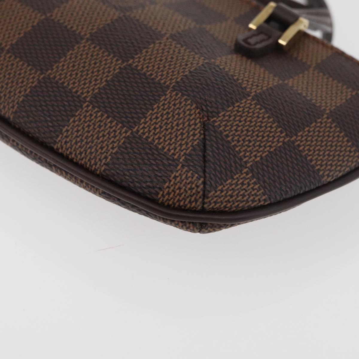 LOUIS VUITTON Damier Ebene Manosque GM Accessory Pouch N51120 LV Auth 181370A