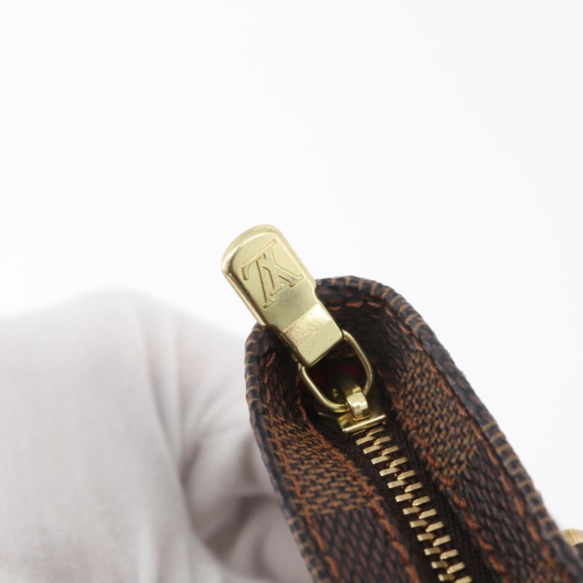 LOUIS VUITTON Damier Ebene Manosque GM Accessory Pouch N51120 LV Auth 181370A