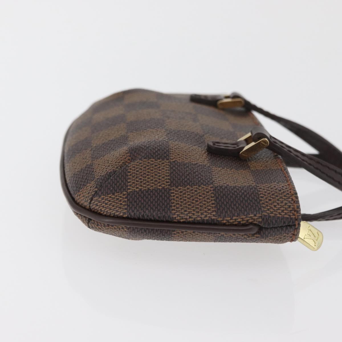 LOUIS VUITTON Damier Ebene Manosque GM Accessory Pouch N51120 LV Auth 181370A