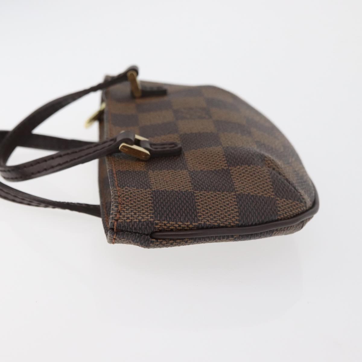 LOUIS VUITTON Damier Ebene Manosque GM Accessory Pouch N51120 LV Auth 181370A