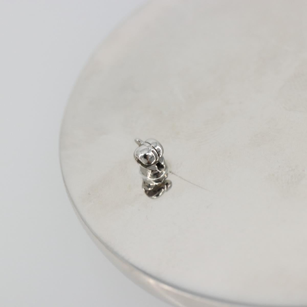 CELINE Brooch metal Silver Auth 181379A