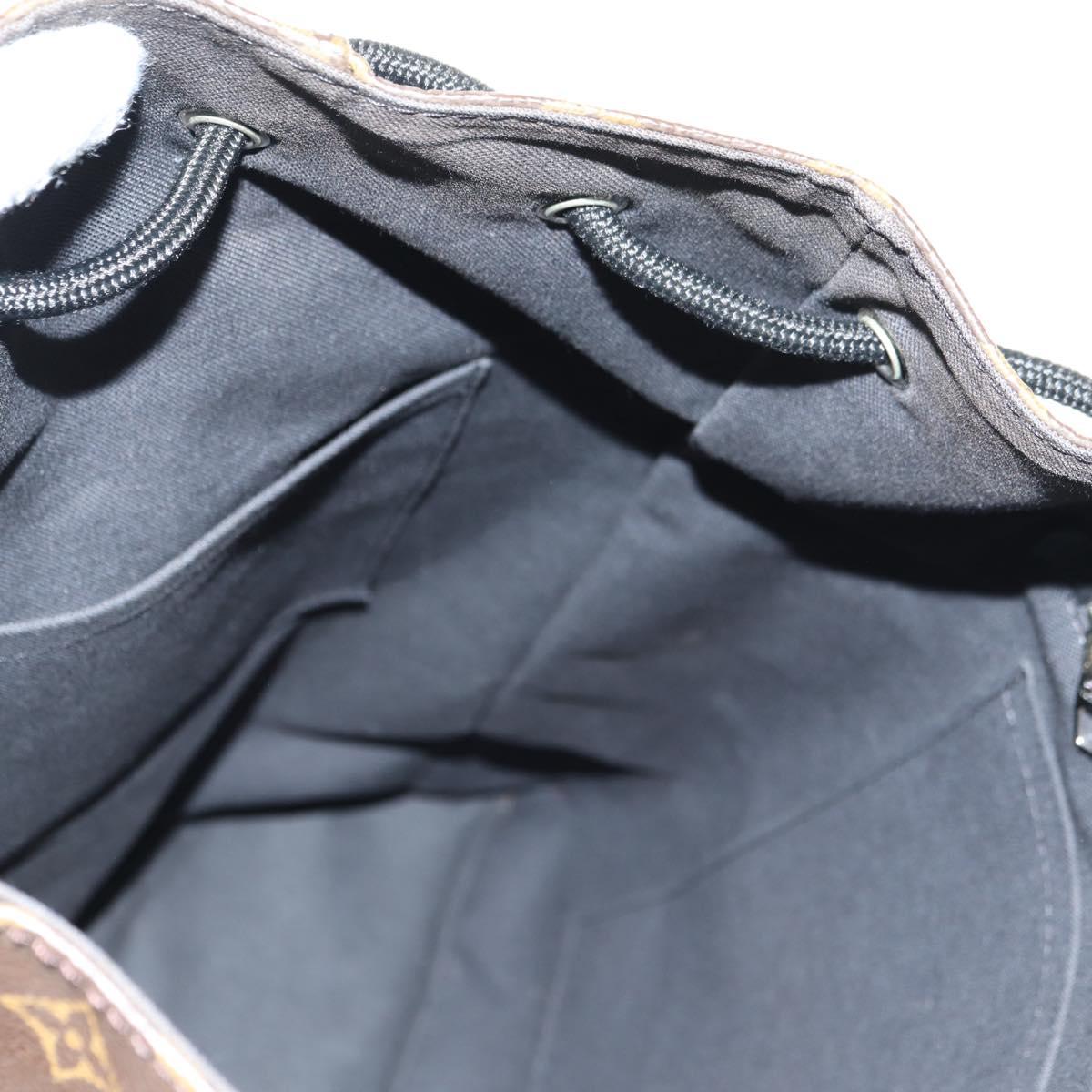 LOUIS VUITTON Monogram Macassar Christopher MM Backpack M43735 LV Auth 181381SAV