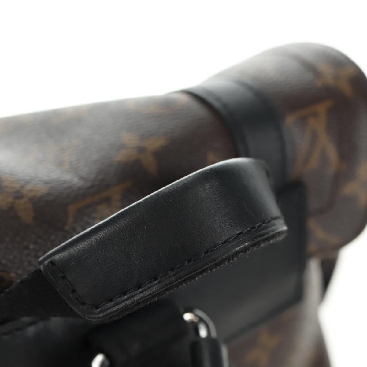 LOUIS VUITTON Monogram Macassar Christopher MM Backpack M43735 LV Auth 181381SAV