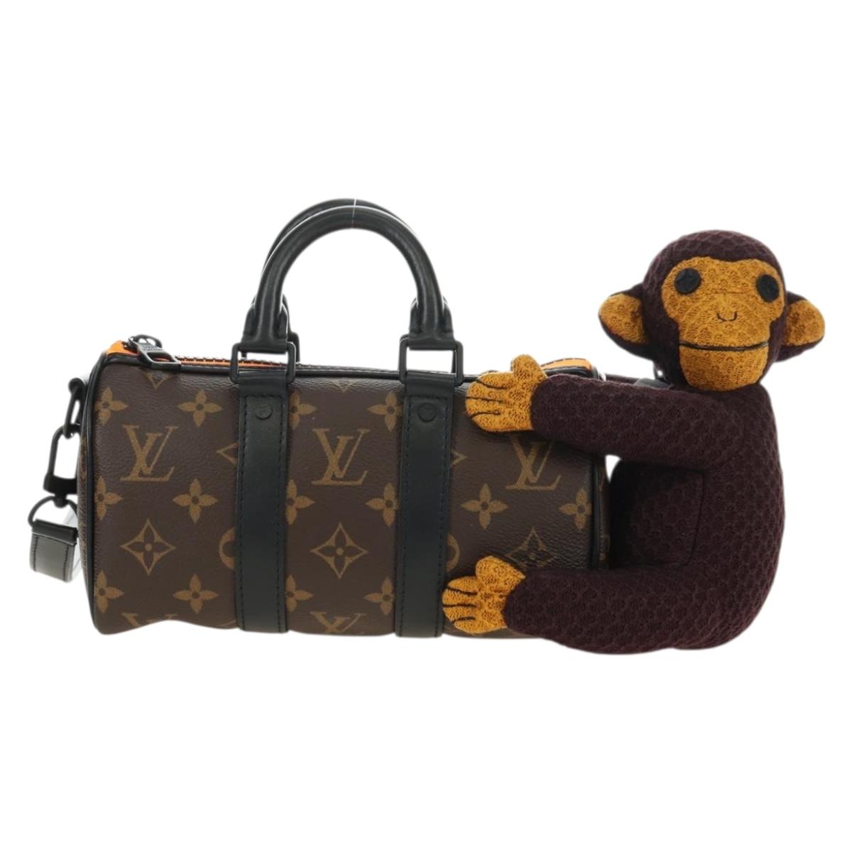 LOUIS VUITTON Monogram Monkey Puppet Keepal lXS Bag M80118 LV Auth 181387SM