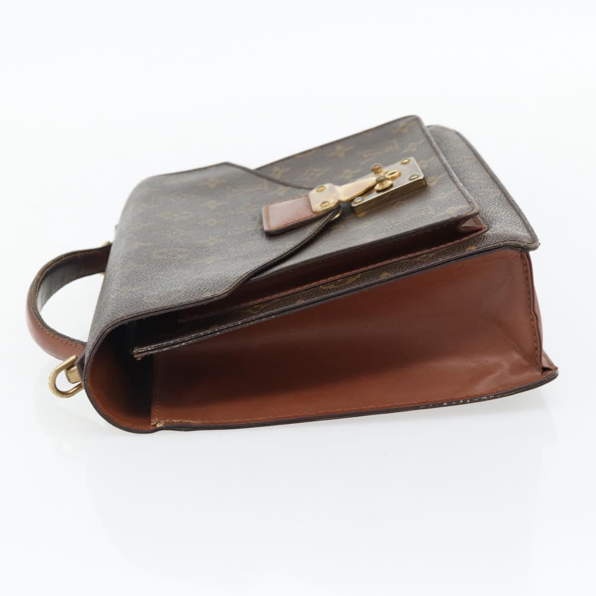 LOUIS VUITTON Monogram Monceau 28 Hand Bag M51185 LV Auth 181393