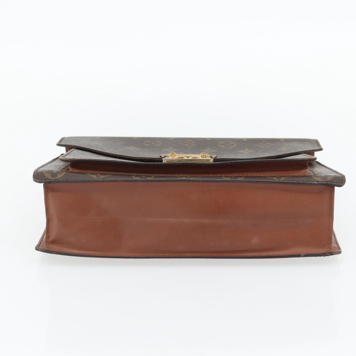 LOUIS VUITTON Monogram Monceau 28 Hand Bag M51185 LV Auth 181393