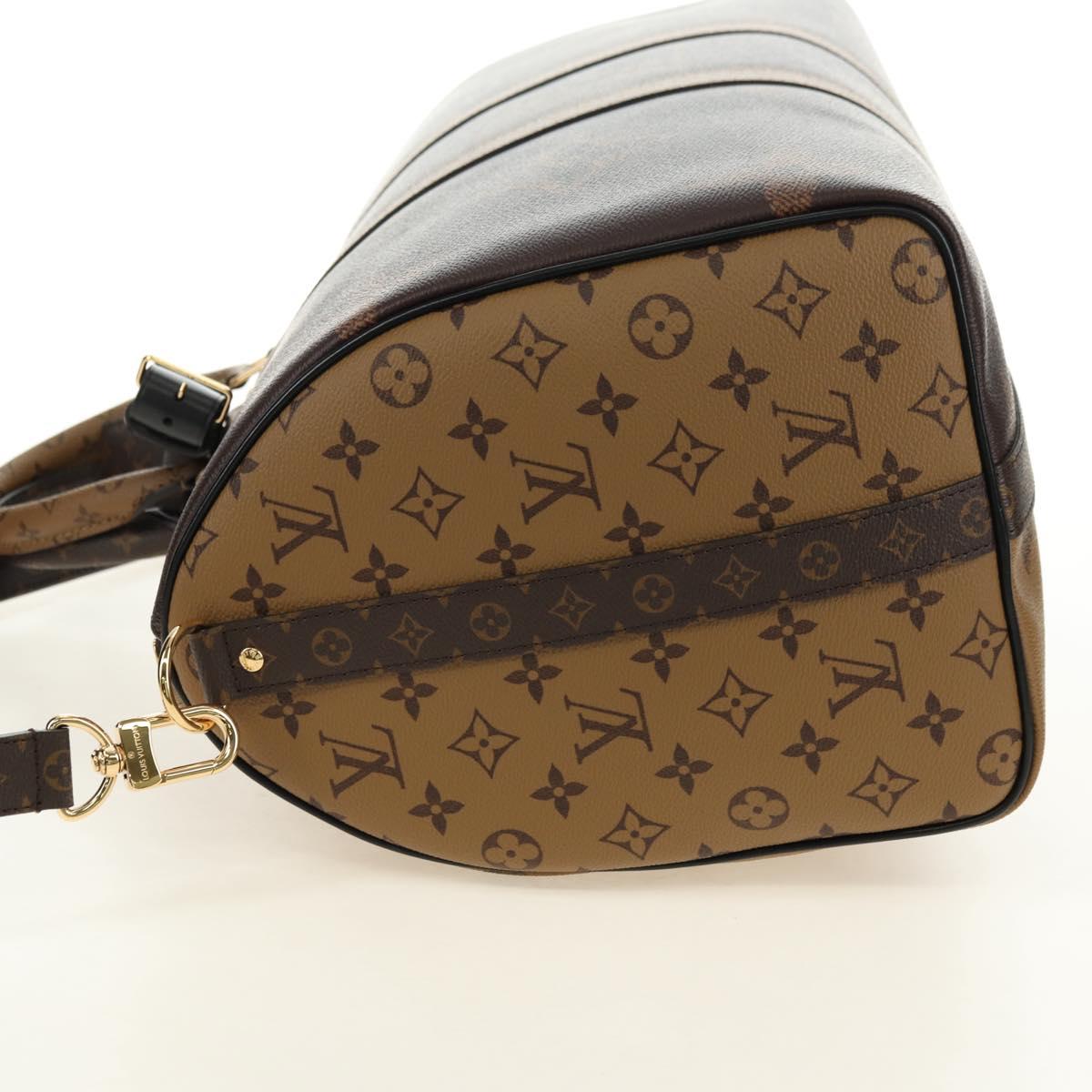 LOUIS VUITTON Reverse Giant Keepall Bandouliere 45 Bag M47211 LV Auth 181403SM