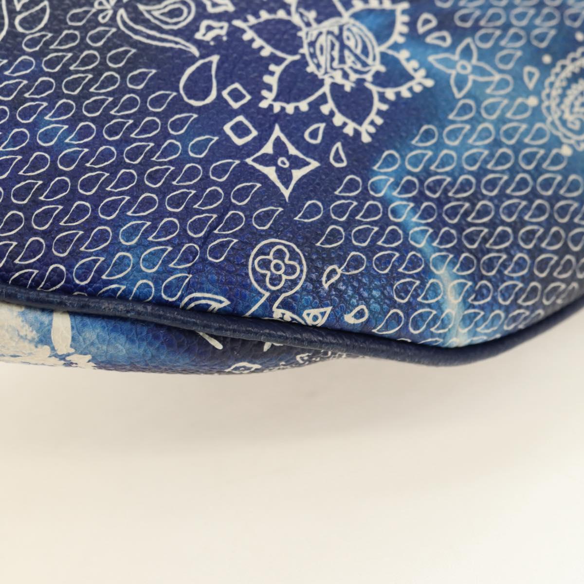 LOUIS VUITTON Monogram Bandana Discovery Bum Bag Blue M20587 LV Auth 181423SM