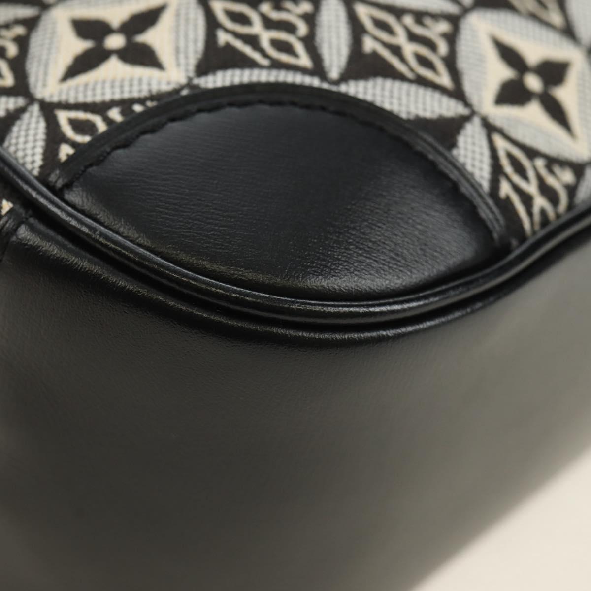 LOUIS VUITTON Monogram Jaguar Deauville MINI Bag Black M57205 LV Auth 181427M