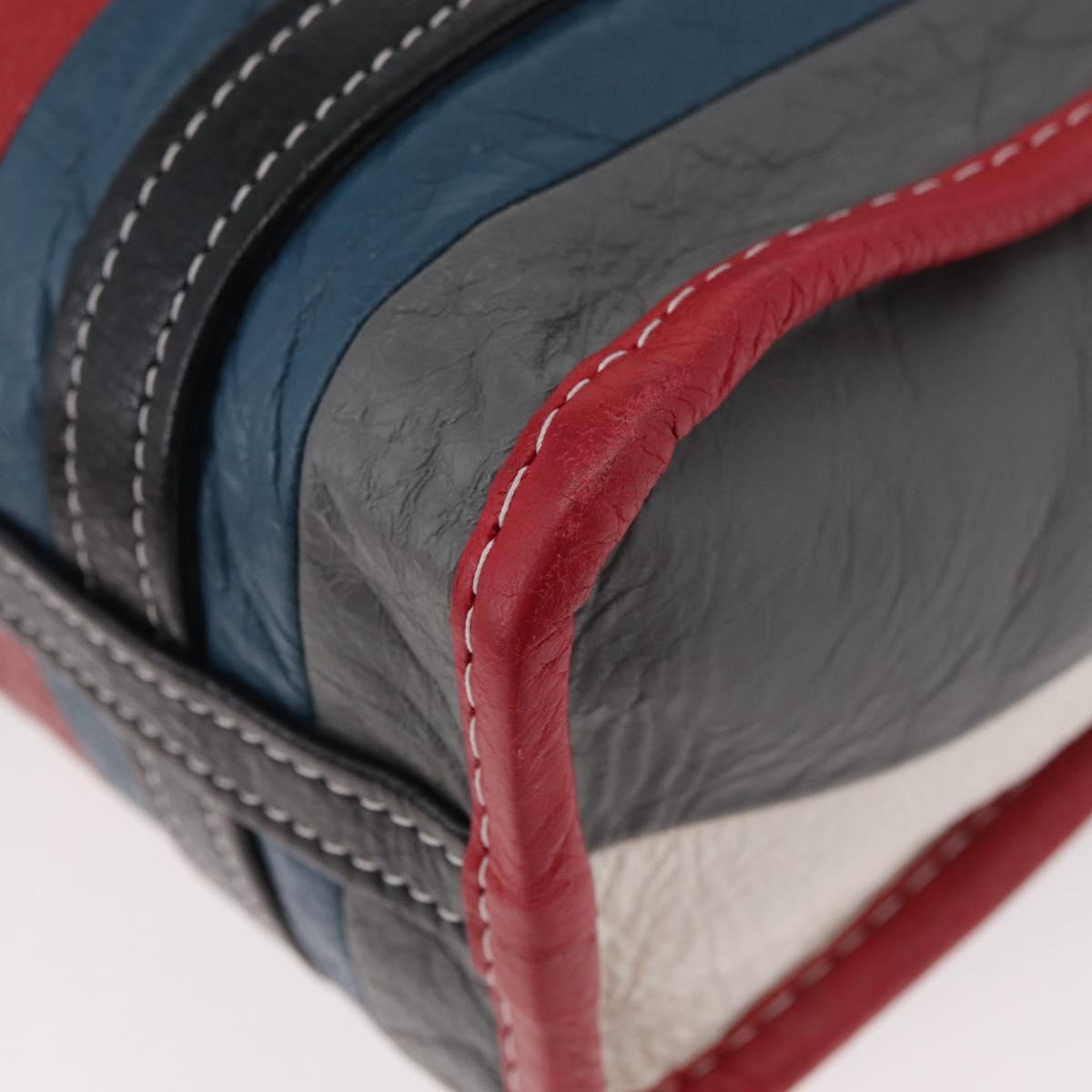 BALENCIAGA Bazaar Shopper XS Bag Leather 2way Multicolor 452458 Auth 181432A