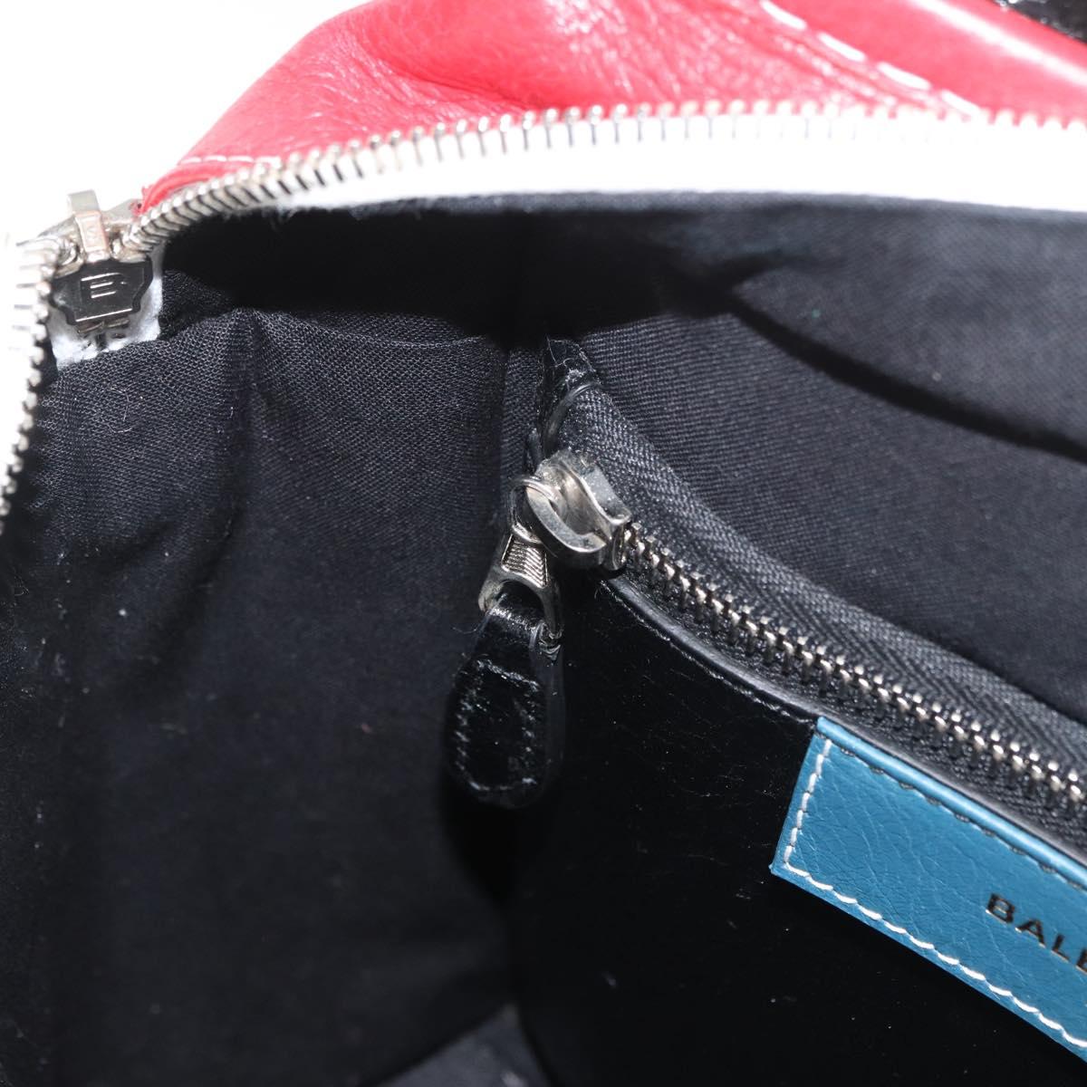 BALENCIAGA Bazaar Shopper XS Bag Leather 2way Multicolor 452458 Auth 181432A