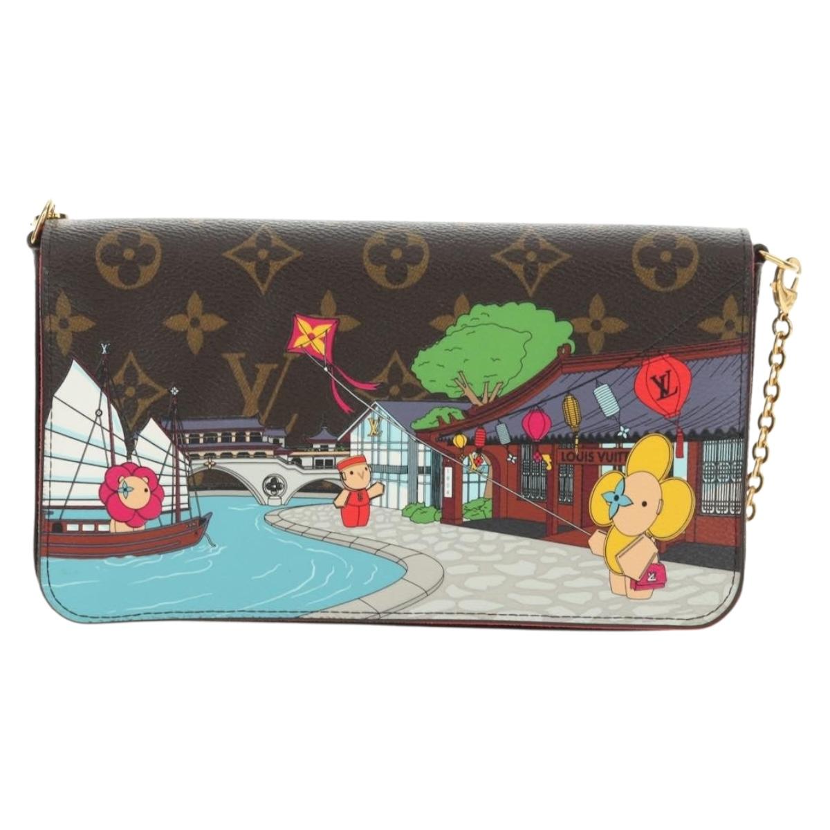 LOUIS VUITTON Monogram Vivienne Pochette Felice Shoulder Bag LV Auth 181444SAM