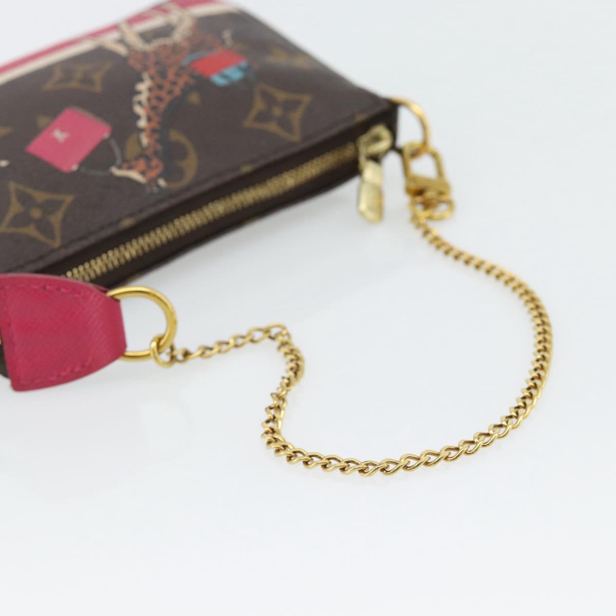LOUIS VUITTON Monogram Giraffe Mini Pochette Pouch M62087 LV Auth 181445V