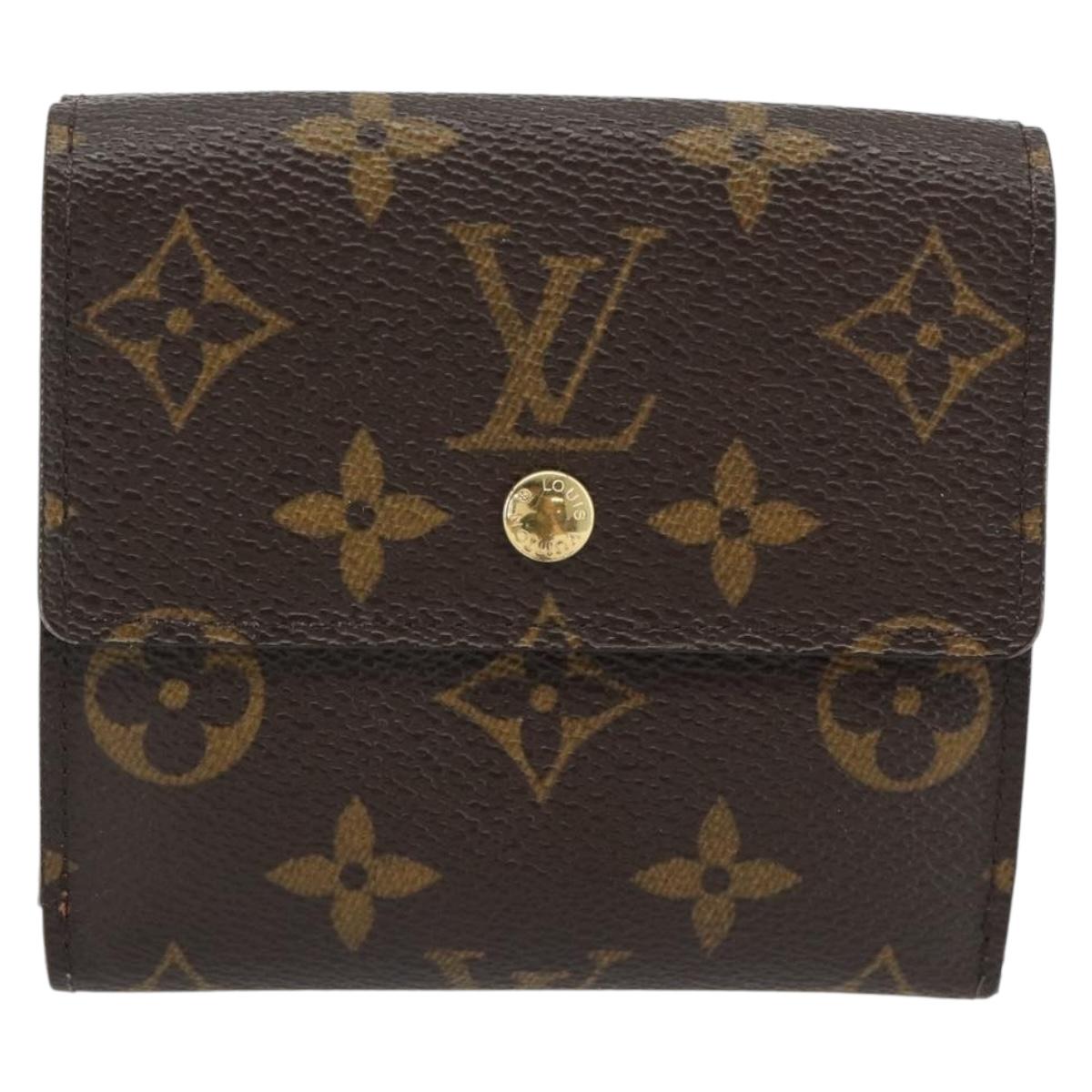 LOUIS VUITTON Monogram Porte Monnaie Bier Cartes Crdit M61652 LV Auth 181456A