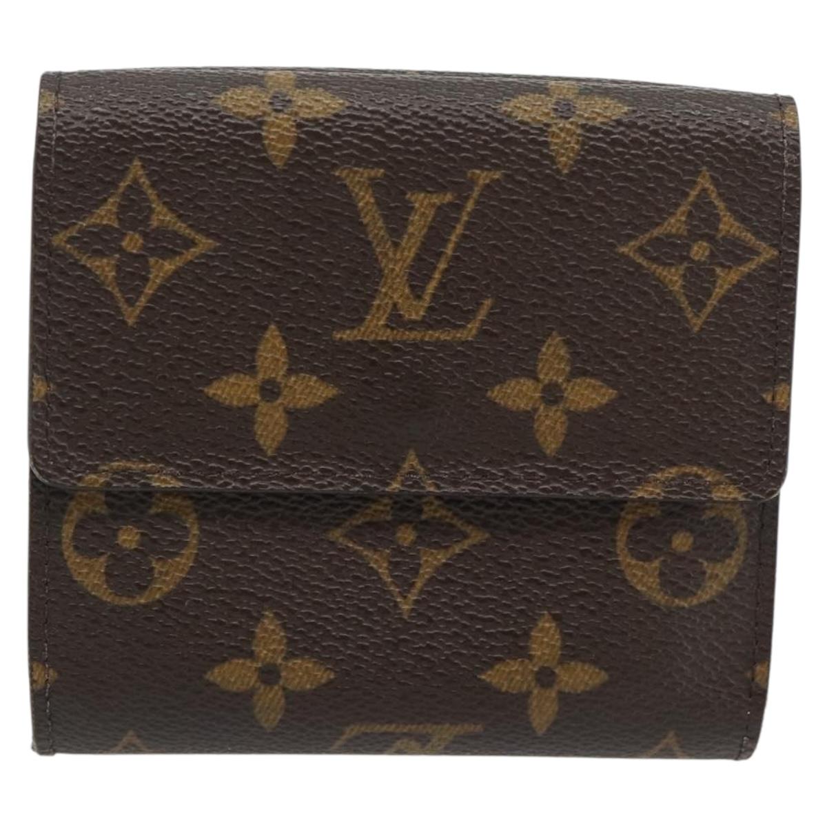 LOUIS VUITTON Monogram Porte Monnaie Bier Cartes Crdit M61652 LV Auth 181456A