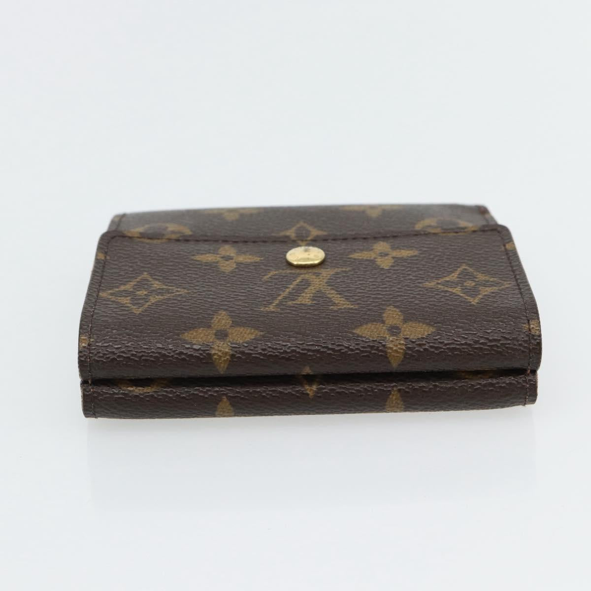LOUIS VUITTON Monogram Porte Monnaie Bier Cartes Crdit M61652 LV Auth 181456A