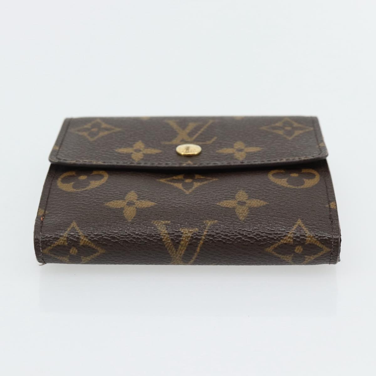 LOUIS VUITTON Monogram Porte Monnaie Bier Cartes Crdit M61652 LV Auth 181456A