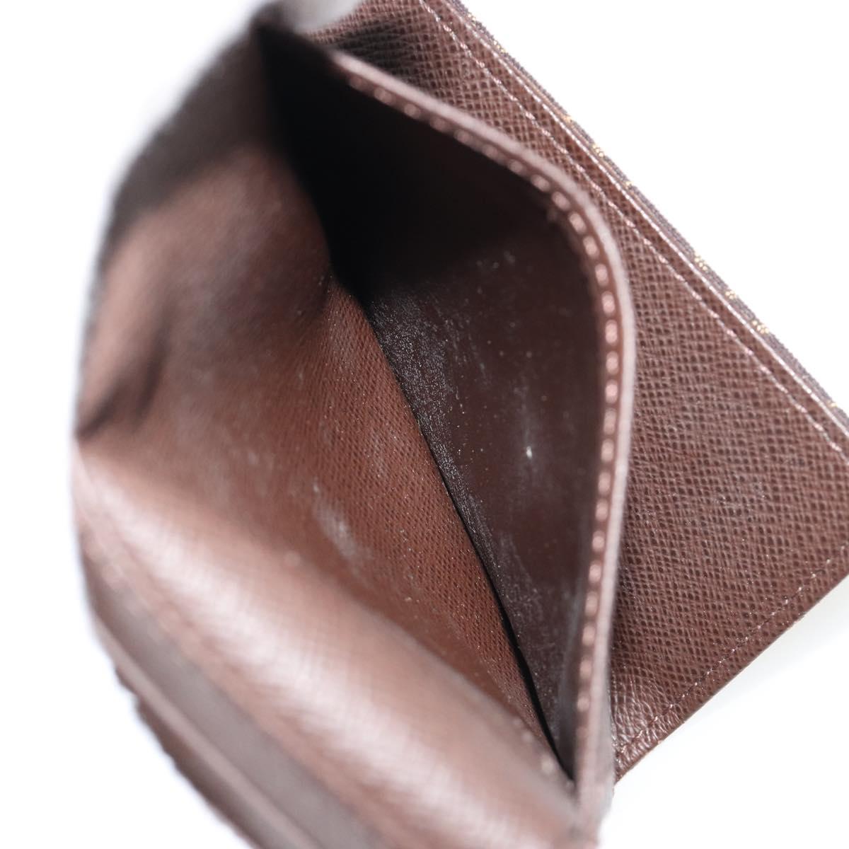 LOUIS VUITTON Mini Lin Porte Monnaie Bier Cartes Crdit M95233 LV Auth 181457A