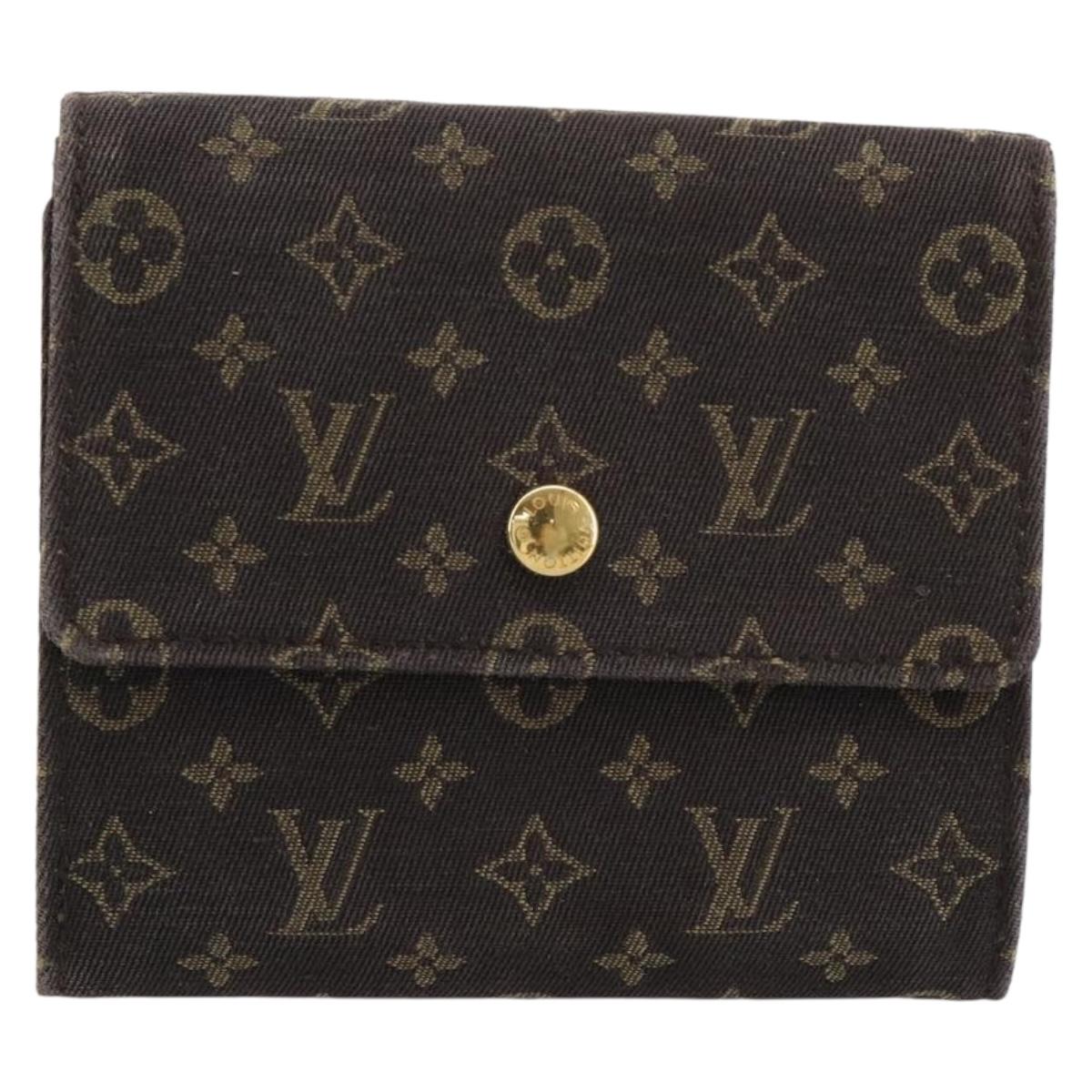 LOUIS VUITTON Mini Lin Porte Monnaie Bier Cartes Crdit M95233 LV Auth 181457A