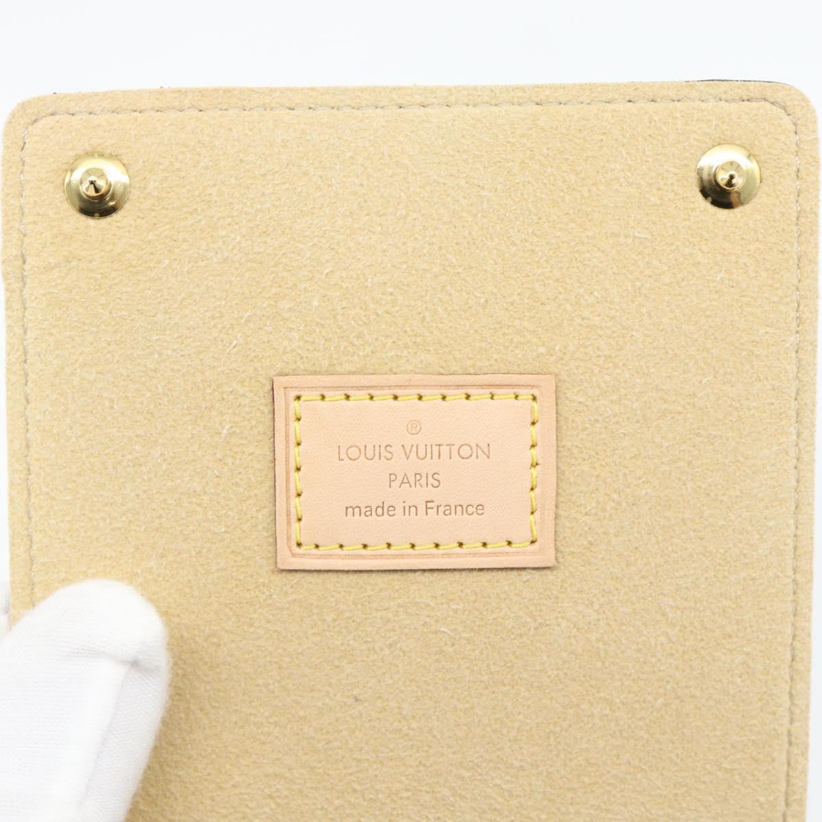 LOUIS VUITTON Monogram Jewelry Case Jewelry Box LV Auth 181459A