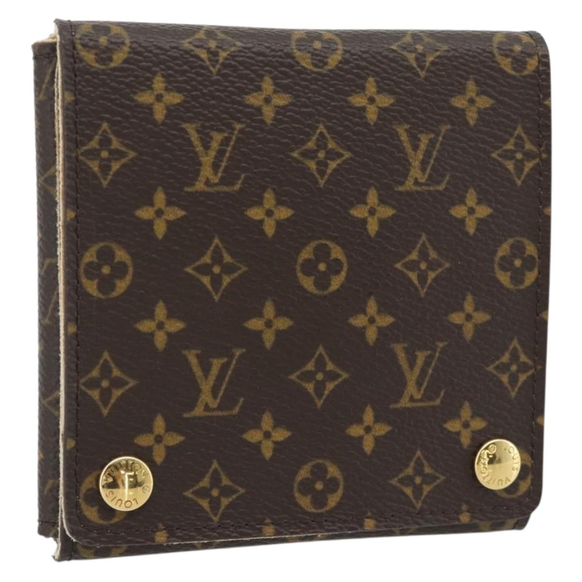LOUIS VUITTON Monogram Jewelry Case Jewelry Box LV Auth 181459A