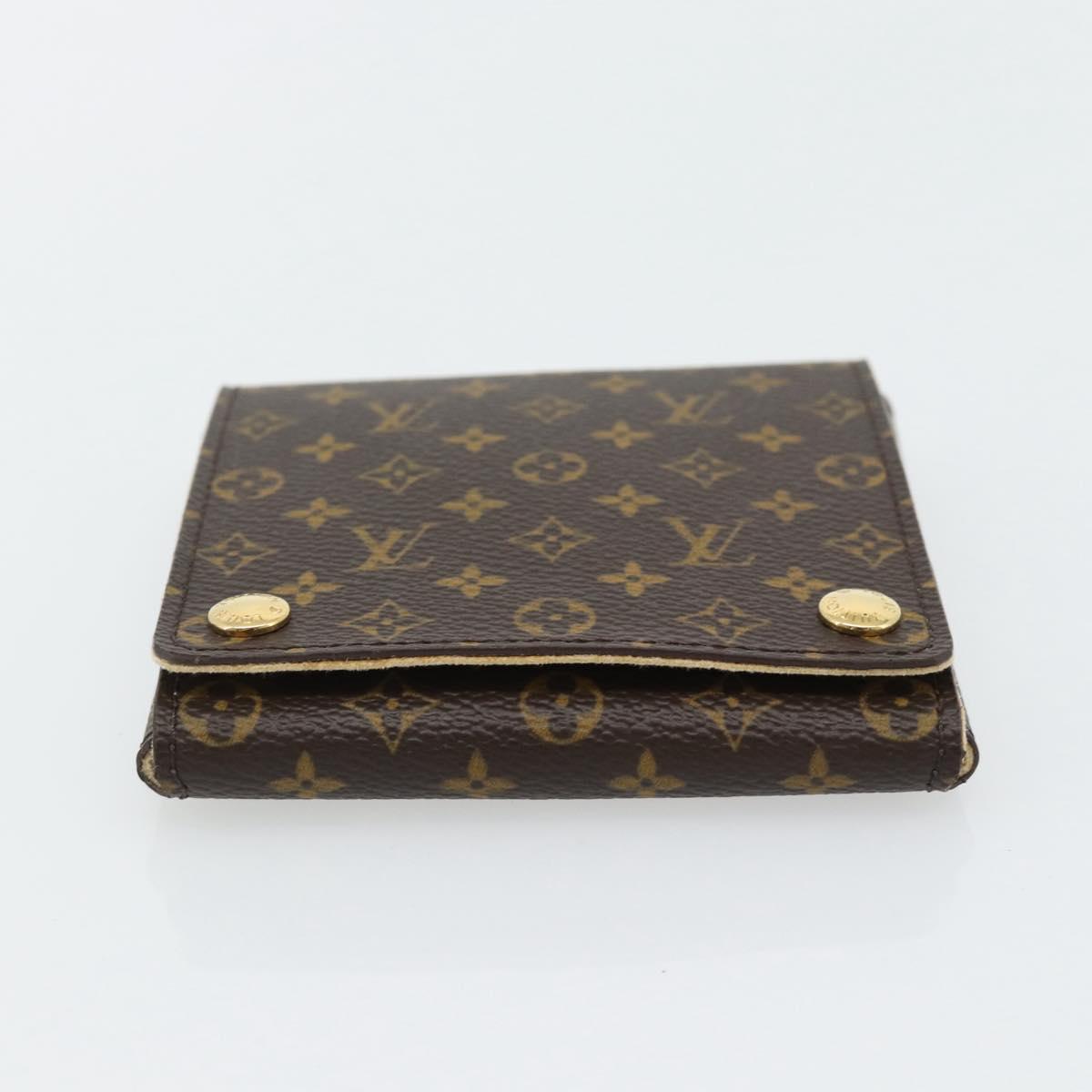 LOUIS VUITTON Monogram Jewelry Case Jewelry Box LV Auth 181459A