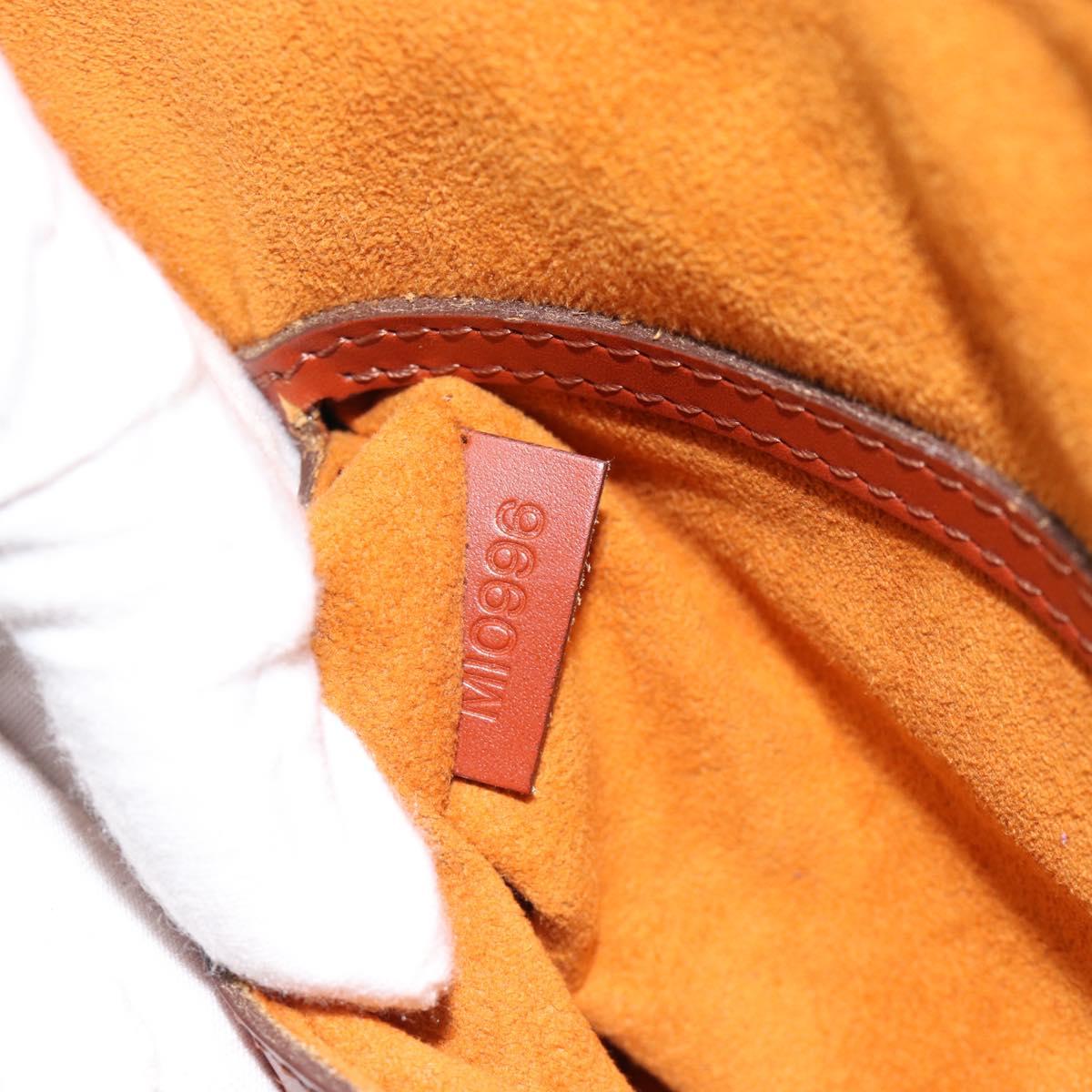 LOUIS VUITTON Epi Alma Hand Bag Brown M52143 LV Auth 181467V