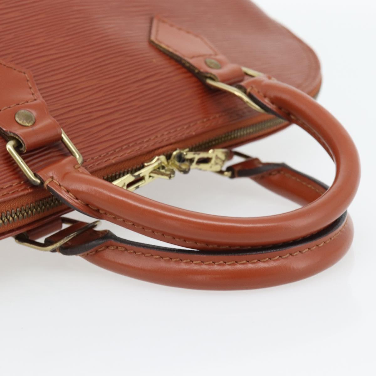 LOUIS VUITTON Epi Alma Hand Bag Brown M52143 LV Auth 181467V