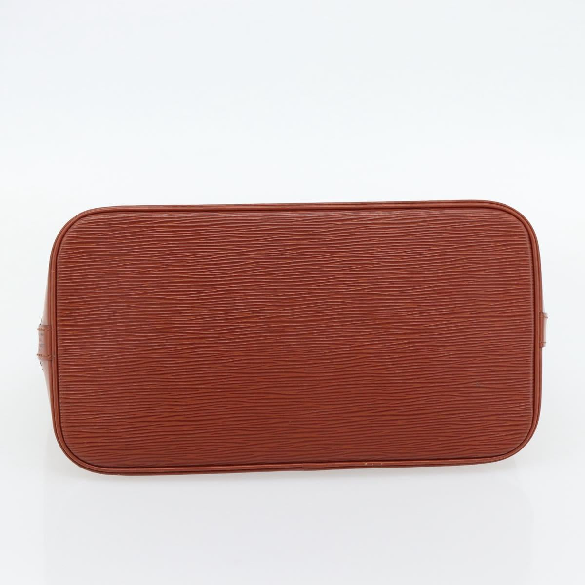 LOUIS VUITTON Epi Alma Hand Bag Brown M52143 LV Auth 181467V