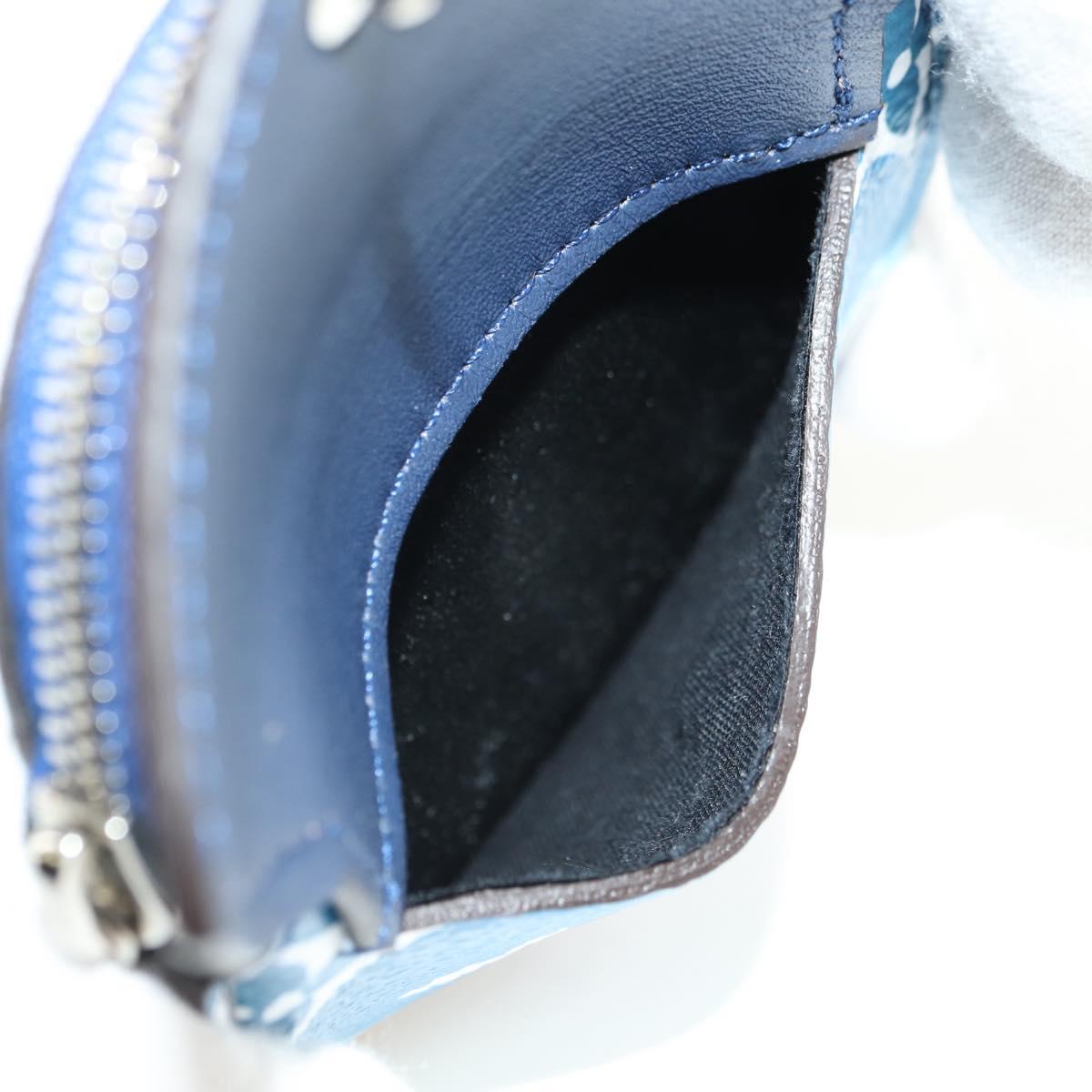 LOUIS VUITTON Monogram Escal Ceinture Belt 37.6"" Blue M0253W LV Auth 181468SM