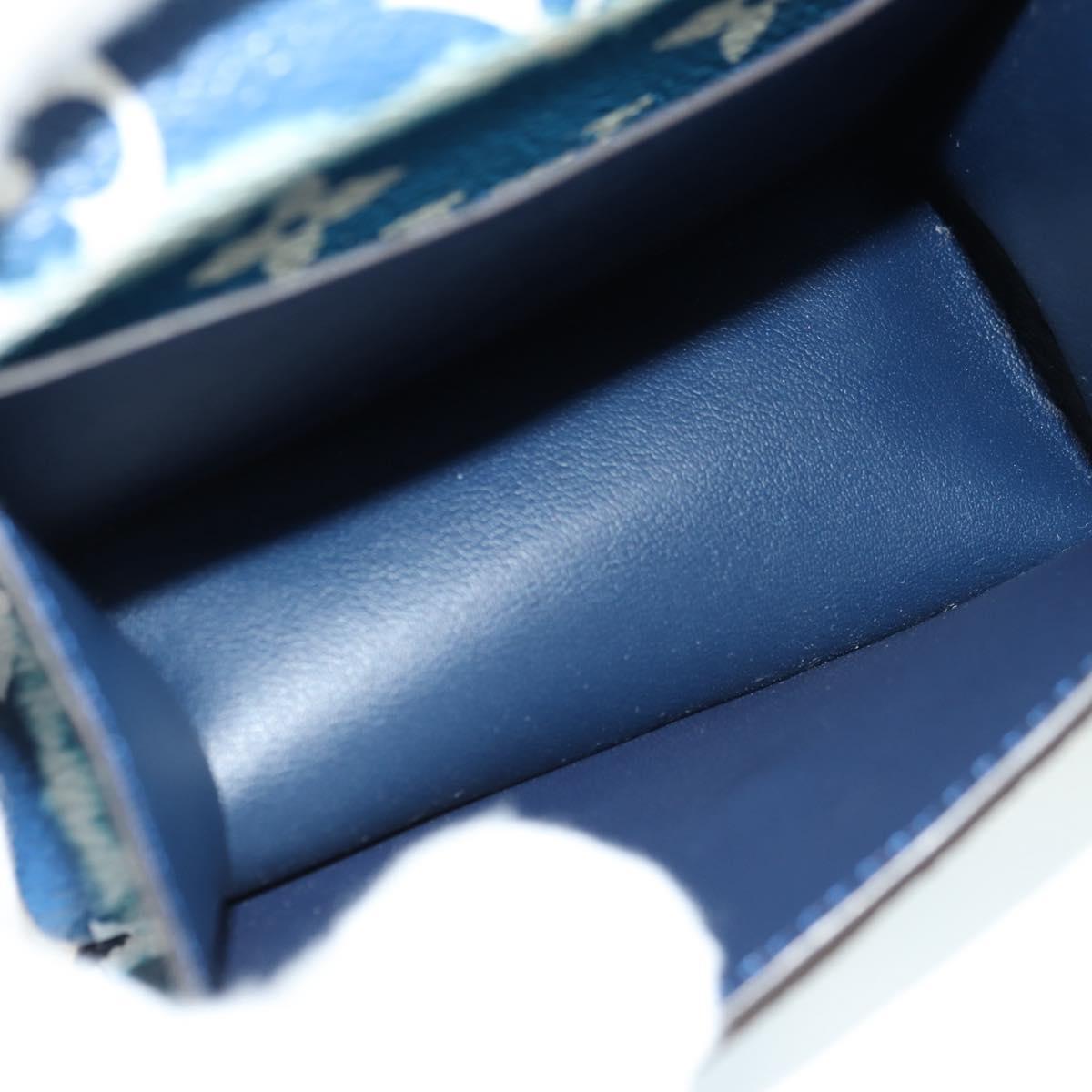 LOUIS VUITTON Monogram Escal Ceinture Belt 37.6"" Blue M0253W LV Auth 181468SM