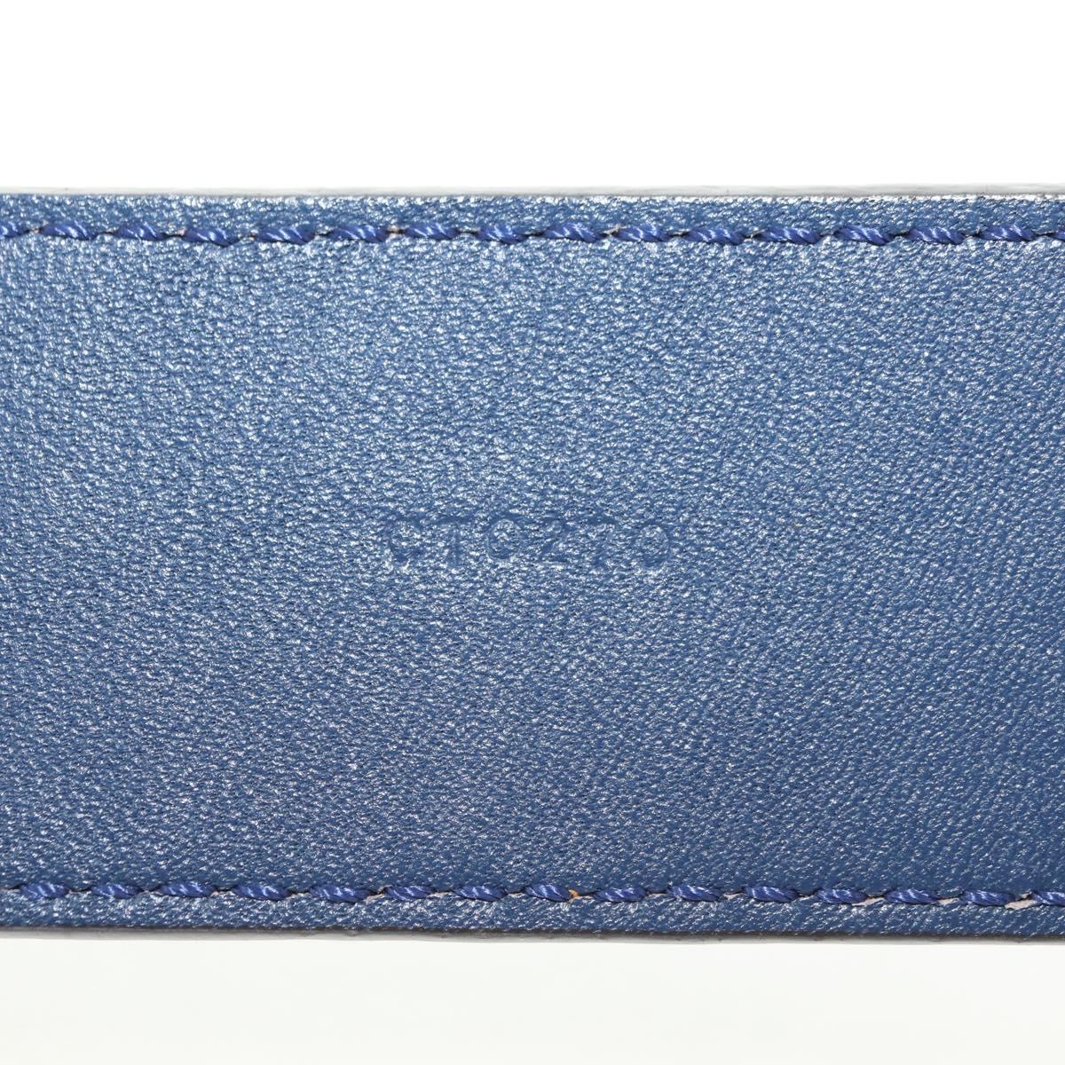 LOUIS VUITTON Monogram Escal Ceinture Belt 37.6"" Blue M0253W LV Auth 181468SM