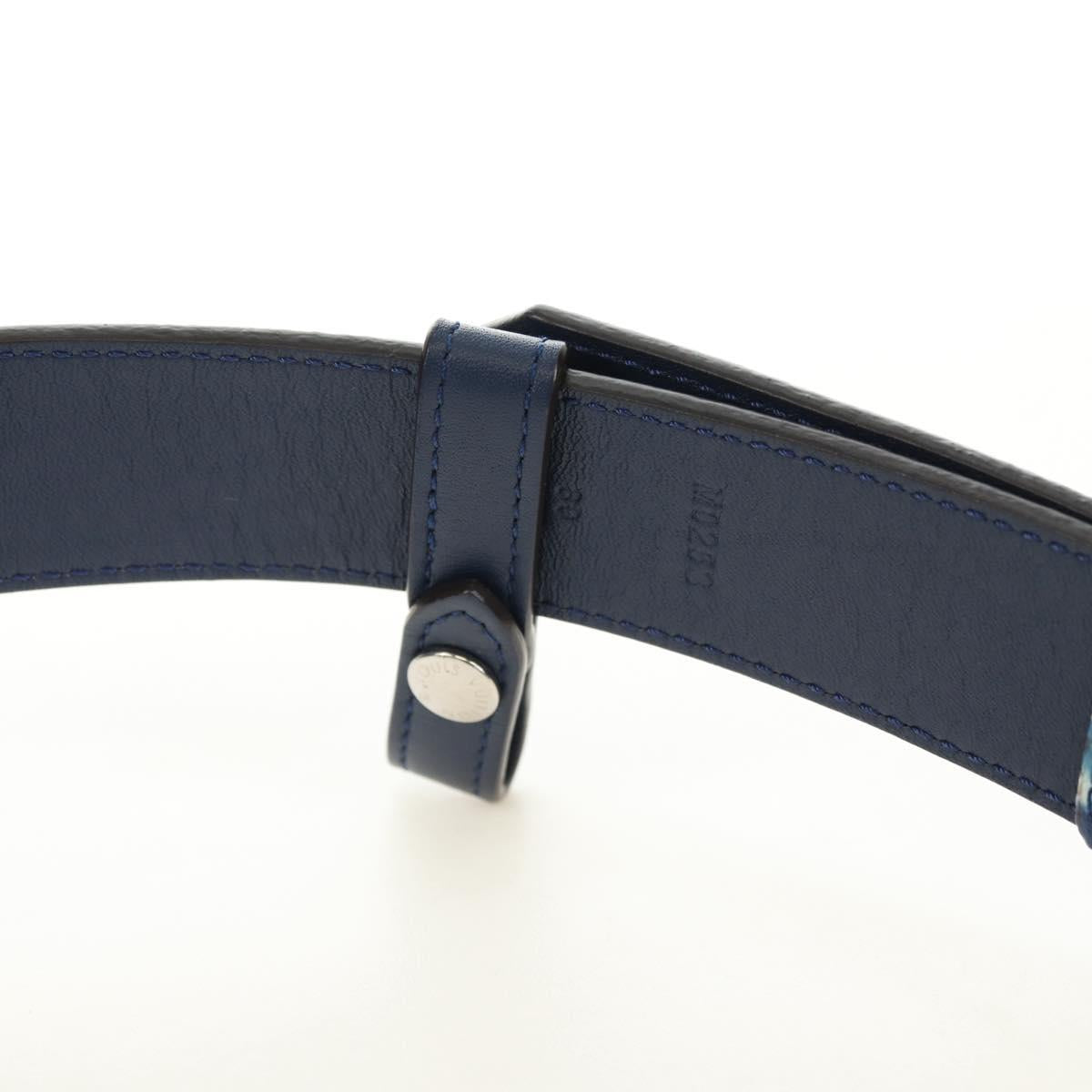 LOUIS VUITTON Monogram Escal Ceinture Belt 37.6"" Blue M0253W LV Auth 181468SM