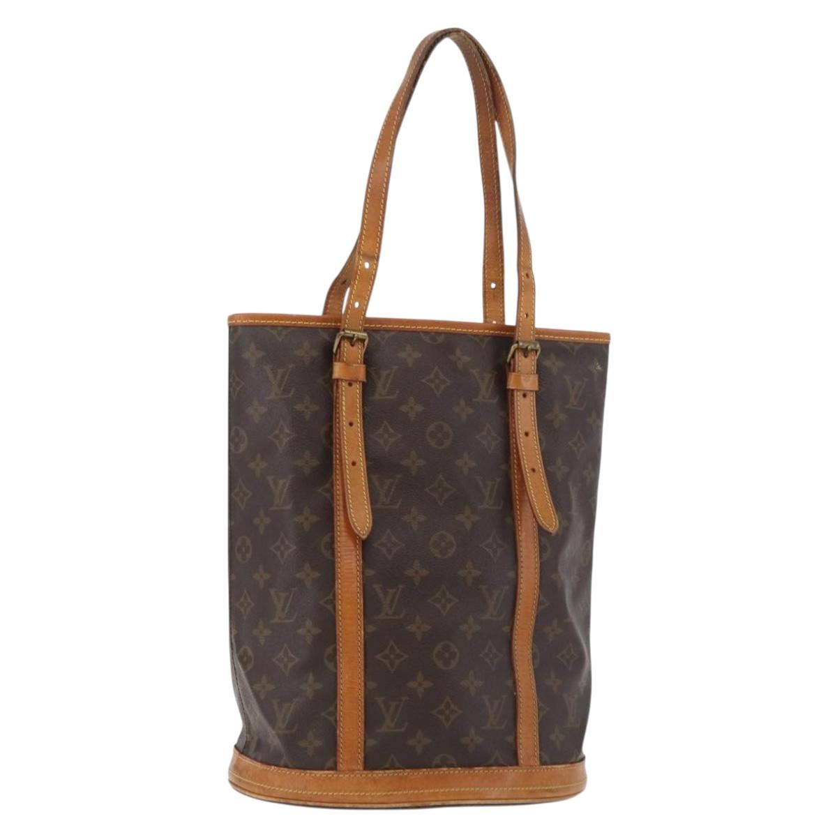 LOUIS VUITTON Monogram Bucket GM Shoulder Bag M42236 LV Auth 181469