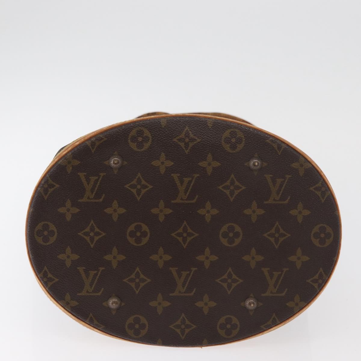 LOUIS VUITTON Monogram Bucket GM Shoulder Bag M42236 LV Auth 181469