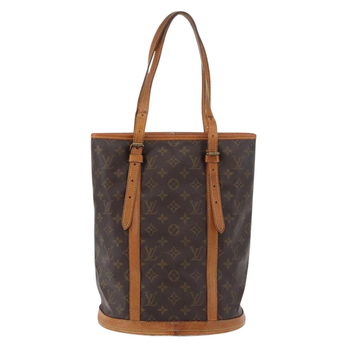 LOUIS VUITTON Monogram Bucket GM Shoulder Bag M42236 LV Auth 181469