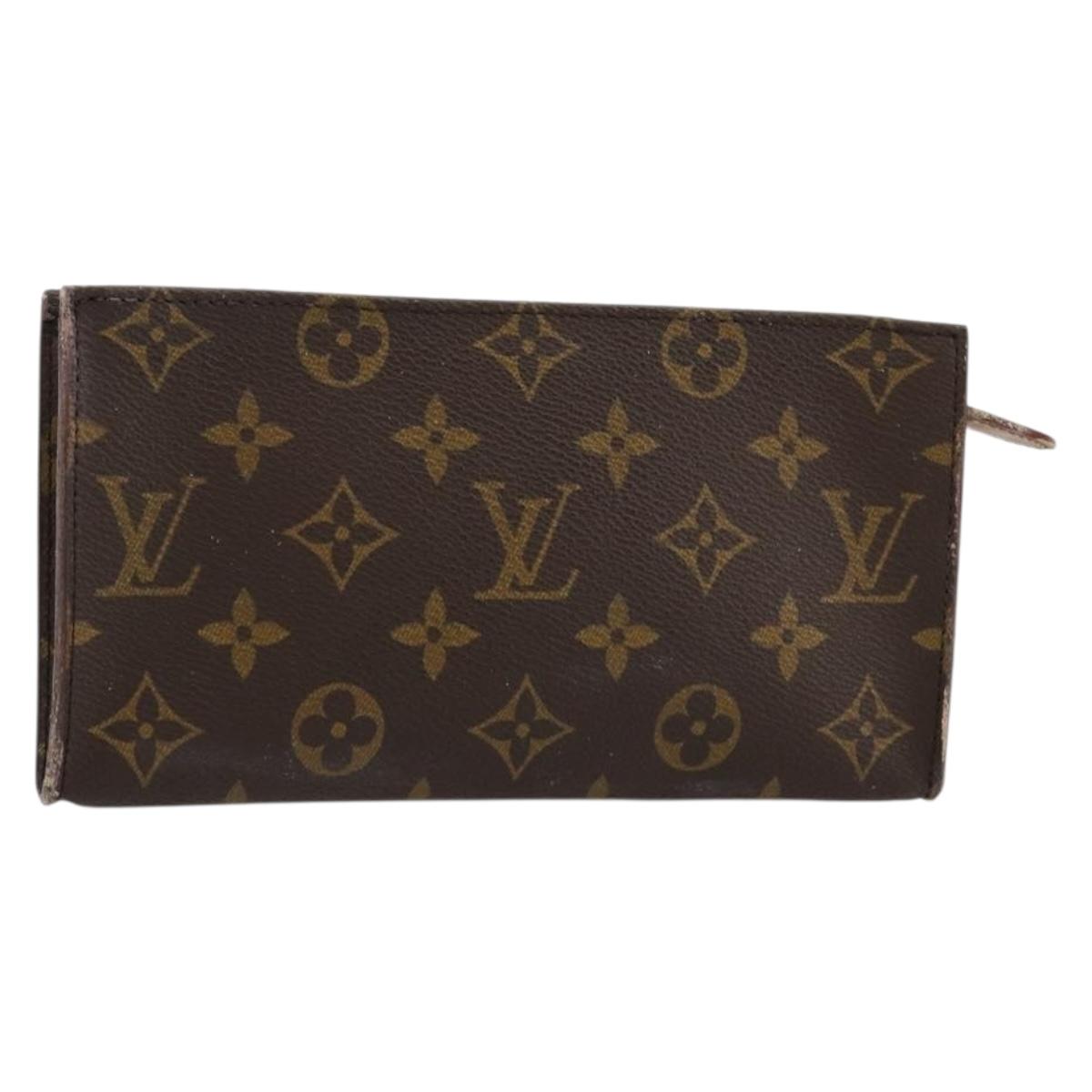 LOUIS VUITTON Monogram Bucket GM Accessory Pouch LV Auth 181470