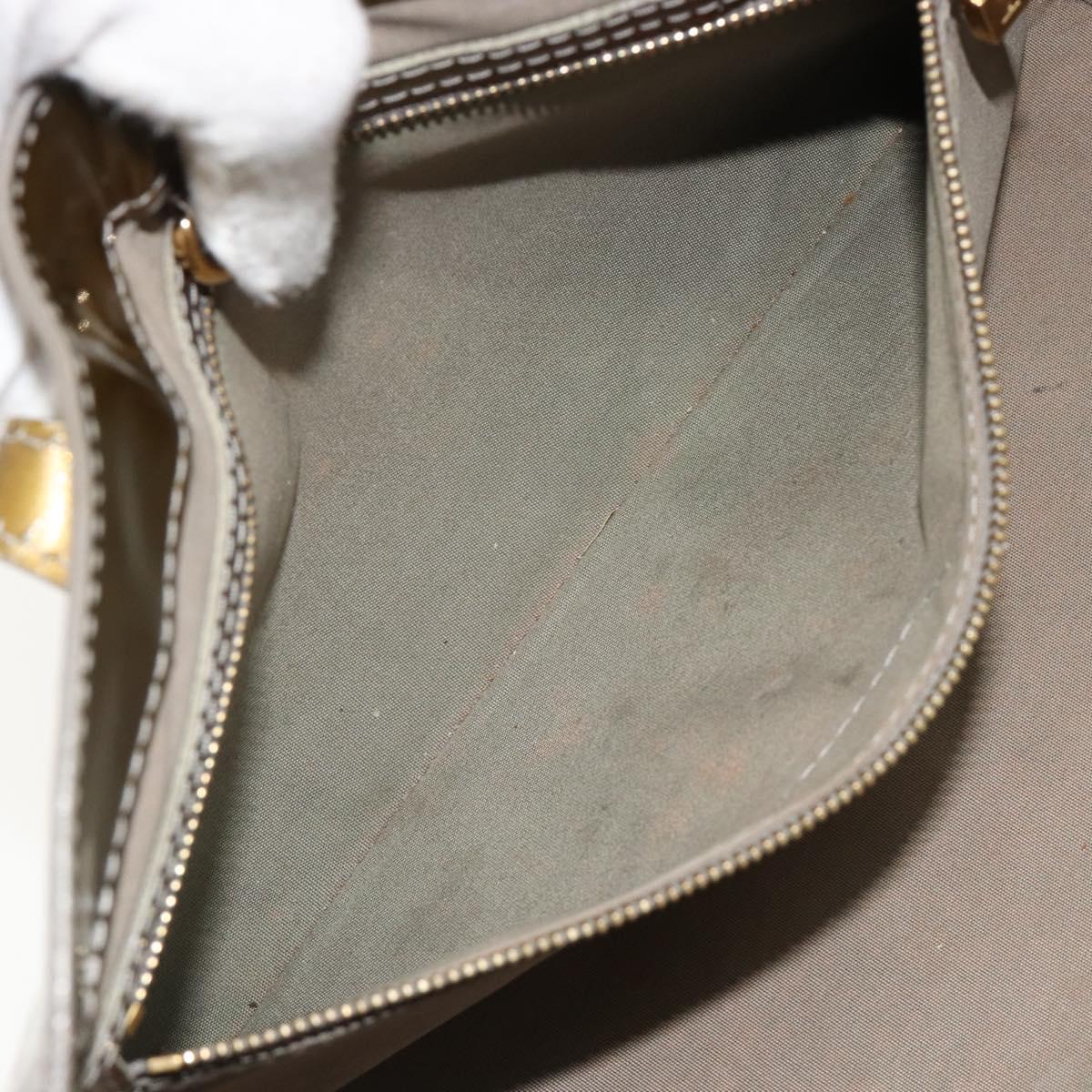 LOUIS VUITTON Monogram Vernis Wilshire PM Bag Gris Art Deco M91627 Auth 181471