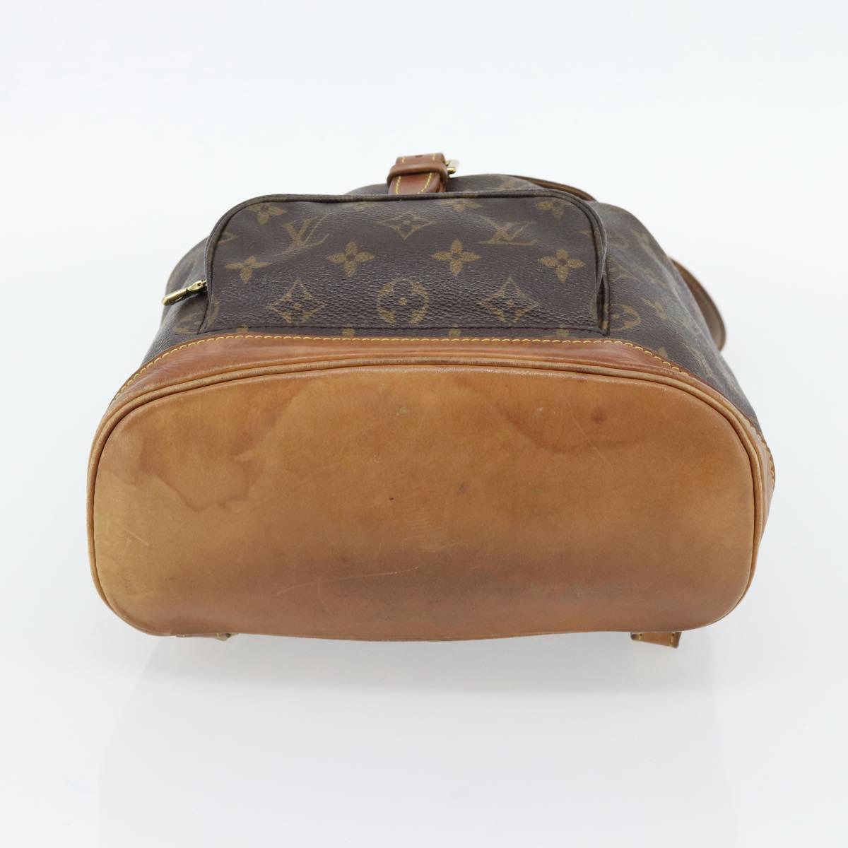 LOUIS VUITTON Monogram Montsouris MM Backpack M51136 LV Auth 181474