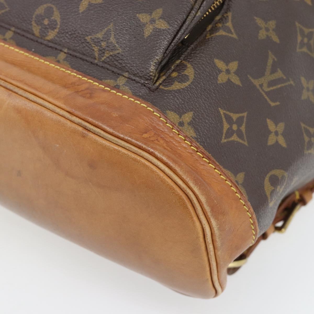LOUIS VUITTON Monogram Montsouris MM Backpack M51136 LV Auth 181474