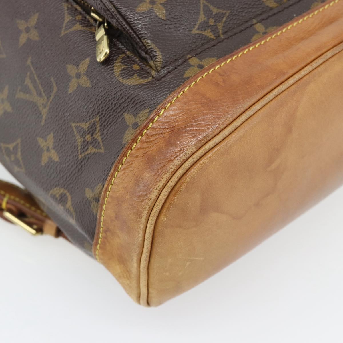 LOUIS VUITTON Monogram Montsouris MM Backpack M51136 LV Auth 181474