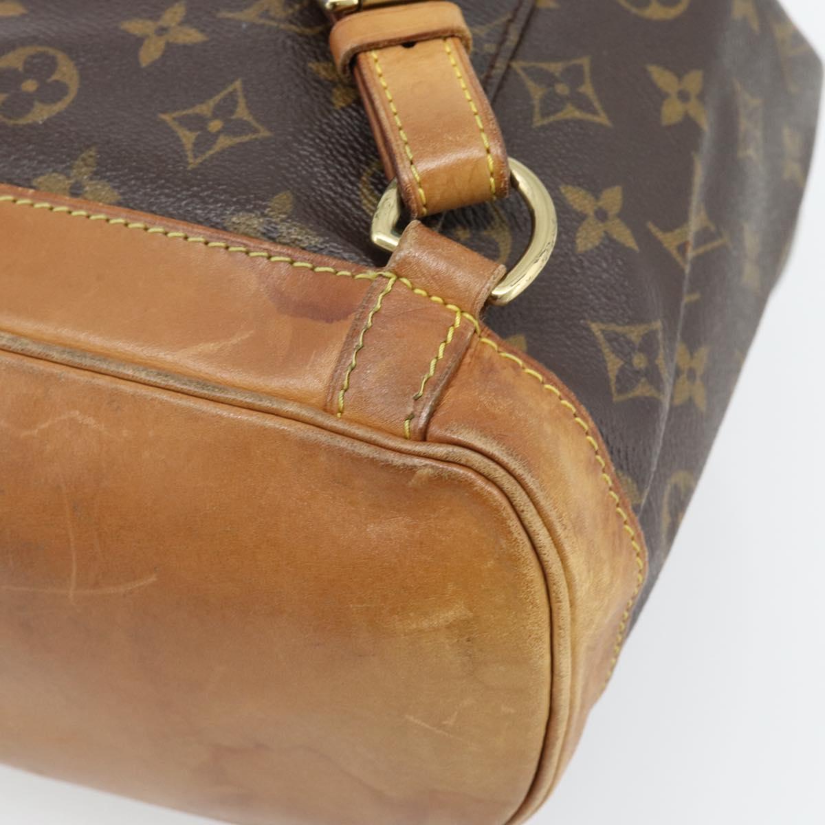 LOUIS VUITTON Monogram Montsouris MM Backpack M51136 LV Auth 181474