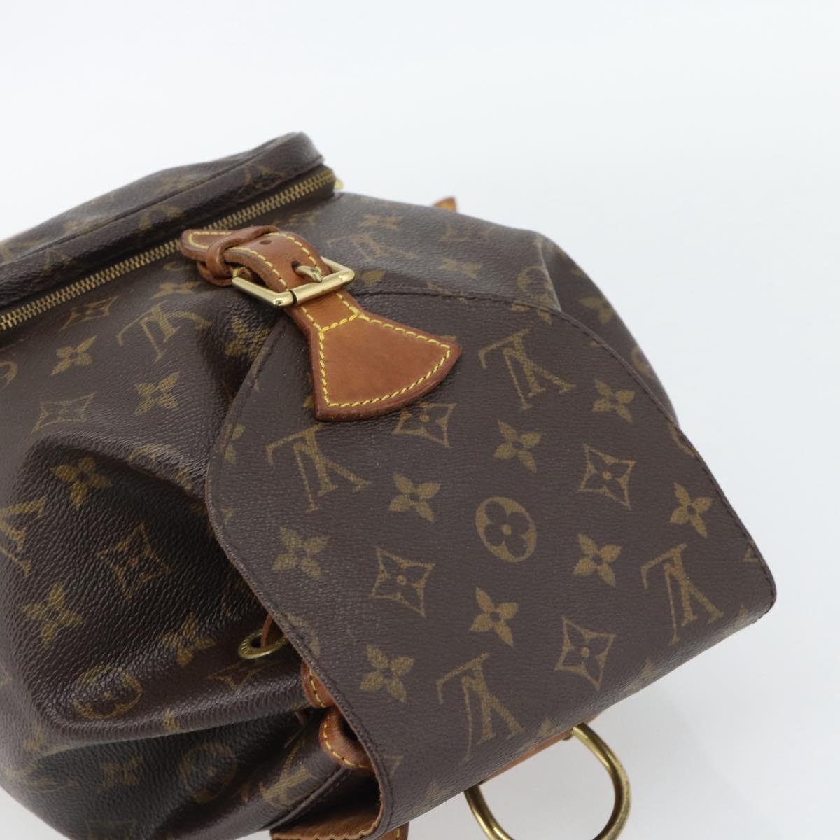 LOUIS VUITTON Monogram Montsouris MM Backpack M51136 LV Auth 181474