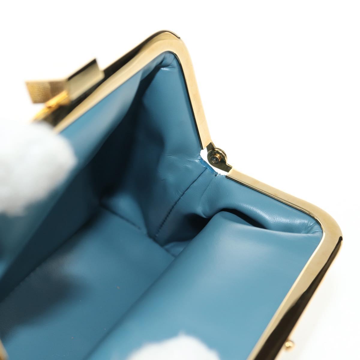 LOUIS VUITTON Suhari Porte Monnaie Viennois Coin Purse Blue M91833 Auth 181485V
