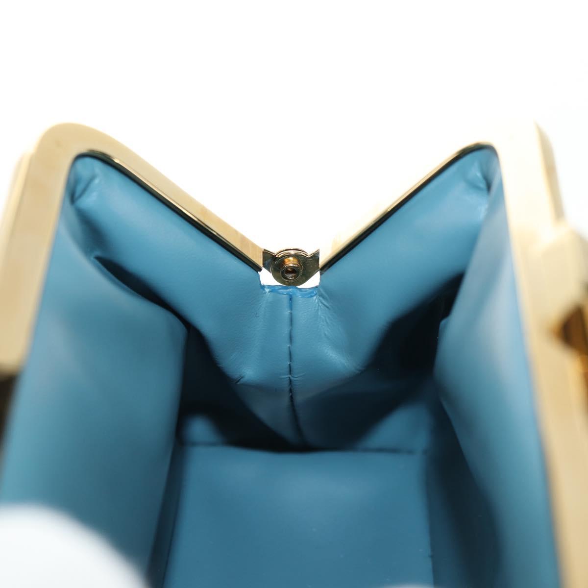 LOUIS VUITTON Suhari Porte Monnaie Viennois Coin Purse Blue M91833 Auth 181485V