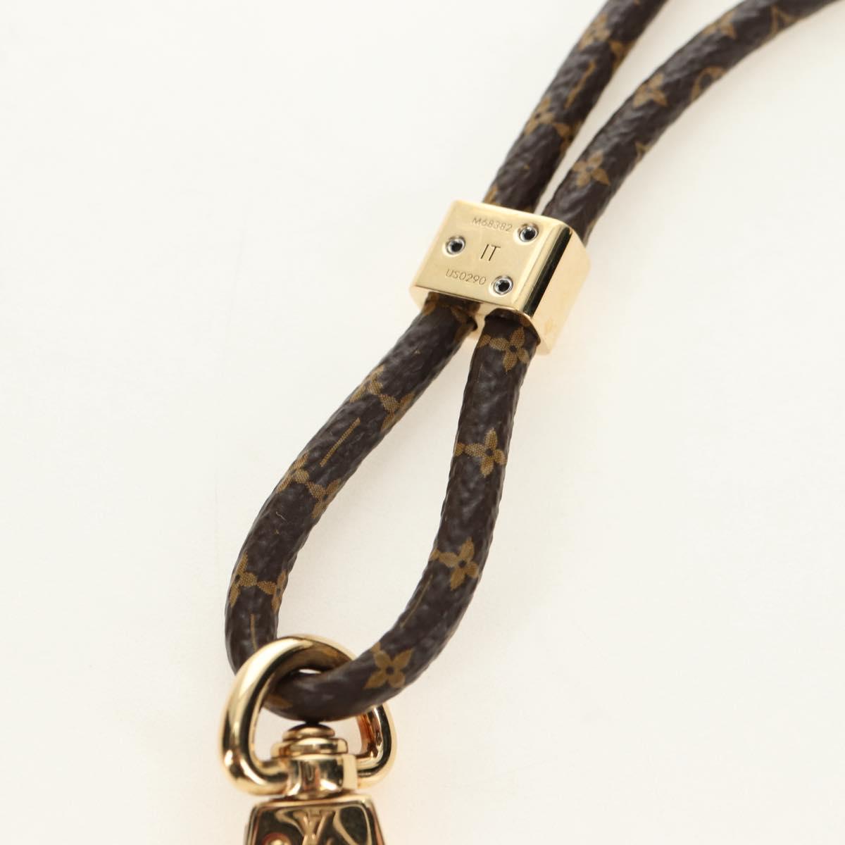 LOUIS VUITTON Von Holder Louise iPhone Case Strap M68382 LV Auth 181515M